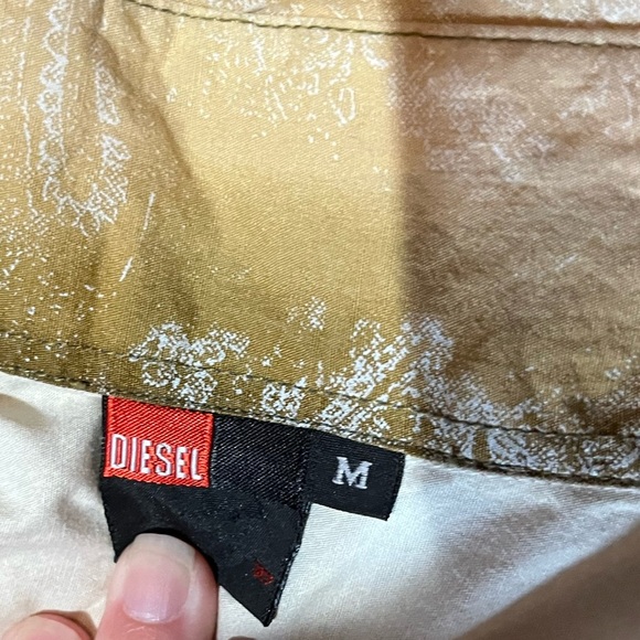 Men’s diesel western style button down Medium - Picture 2 of 5